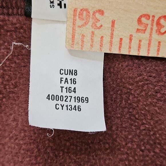 The North Face Men's Full Zip Fleece Performance Jacket Size XL/TG Brown - Picture 13 of 14